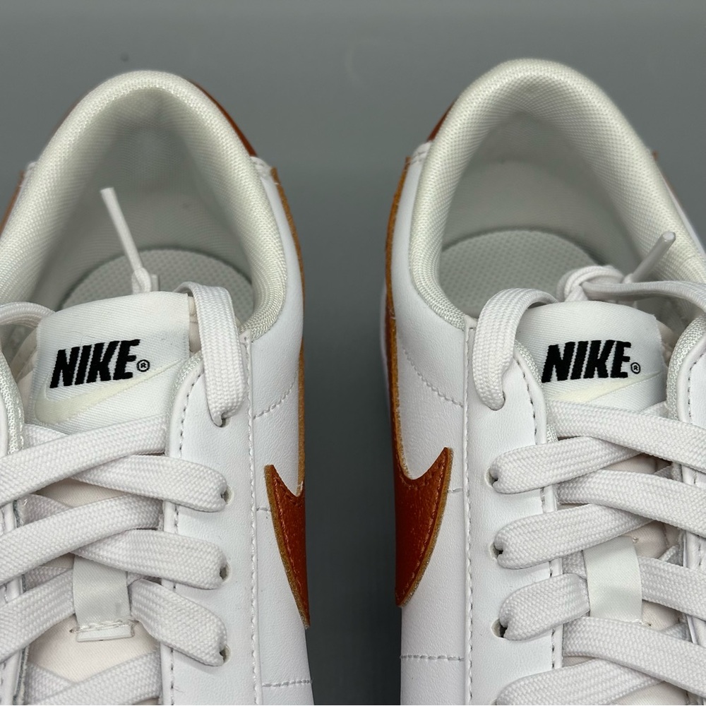 Size 9 Nike Blazer Platform Low White Metallic Copper Sneakers Women New - Picture 6 of 8